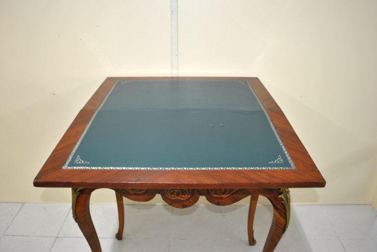 Mesa de juegos marqueteria - Imagen 10