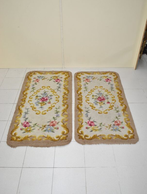 Pareja de alfombras lana