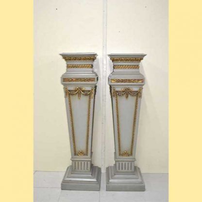 Pedestales de madera