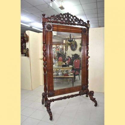 Espejo vestidor de caoba