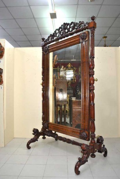 Espejo vestidor de caoba - Imagen 8