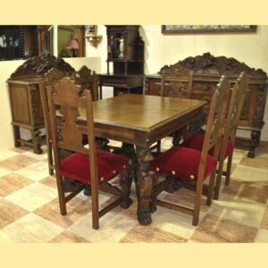 Comedor tallado Renacimiento