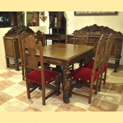 Comedor tallado Renacimiento