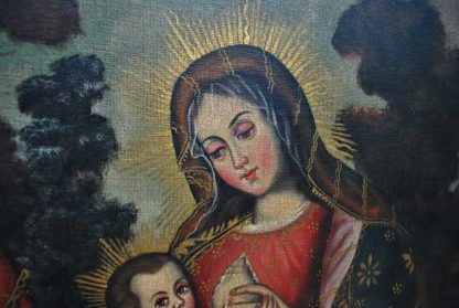 Óleo Virgen de la leche - Imagen 7