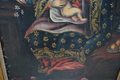 Óleo Virgen de la leche - Imagen 8