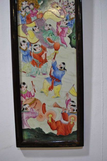 Cuadro chino porcelana - Imagen 8