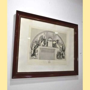 Grabado La misa de Bolsena