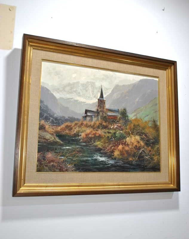 Cuadro paisaje Verdú