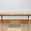 Mesa de bronce dorado - Imagen 2