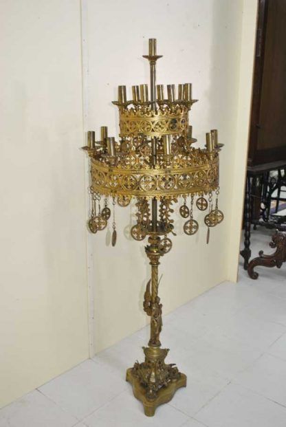 Candelabro ángel portavelas - Imagen 11