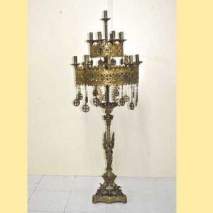 Candelabro ángel portavelas