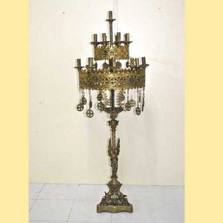 Candelabro ángel portavelas