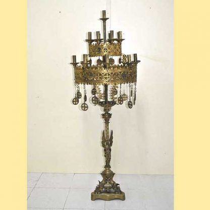 Candelabro ángel portavelas