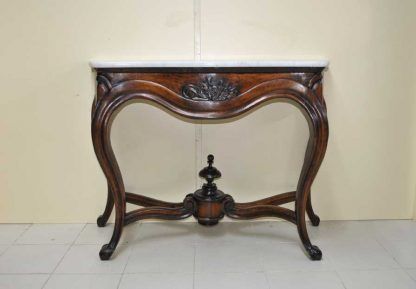 Consola Isabelina de nogal - Imagen 2