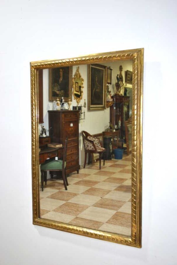 Espejo rectangular dorado - Imagen 3