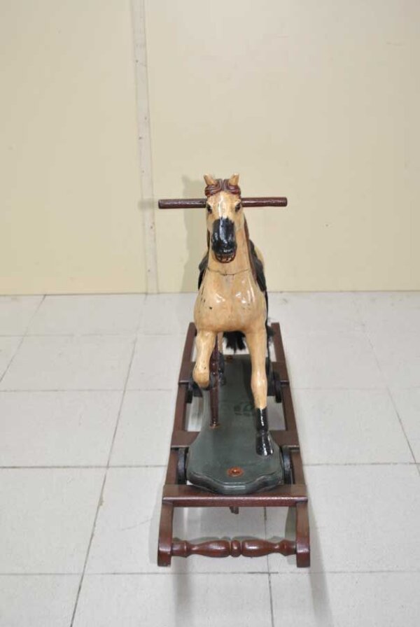 Caballo balancín de madera - Imagen 5