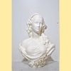 Busto mujer porcelana