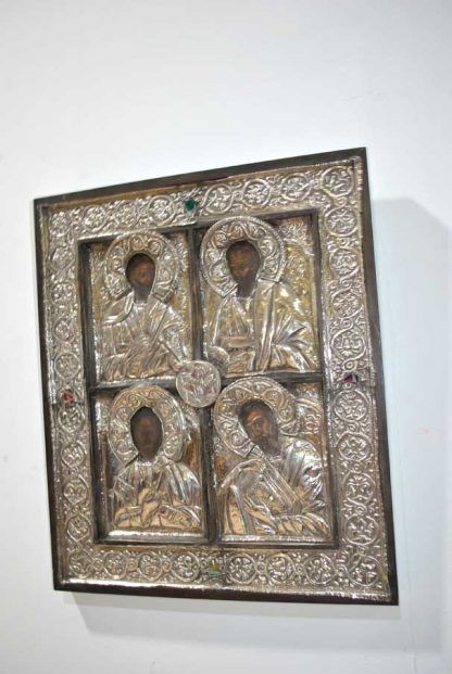 Icono bizantino plateado - Imagen 3