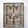 Icono bizantino plateado