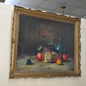 Cuadro bodegón frutas