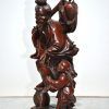 Figura madera chino pescador - Imagen 4