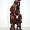 Figura madera chino pescador - Imagen 5