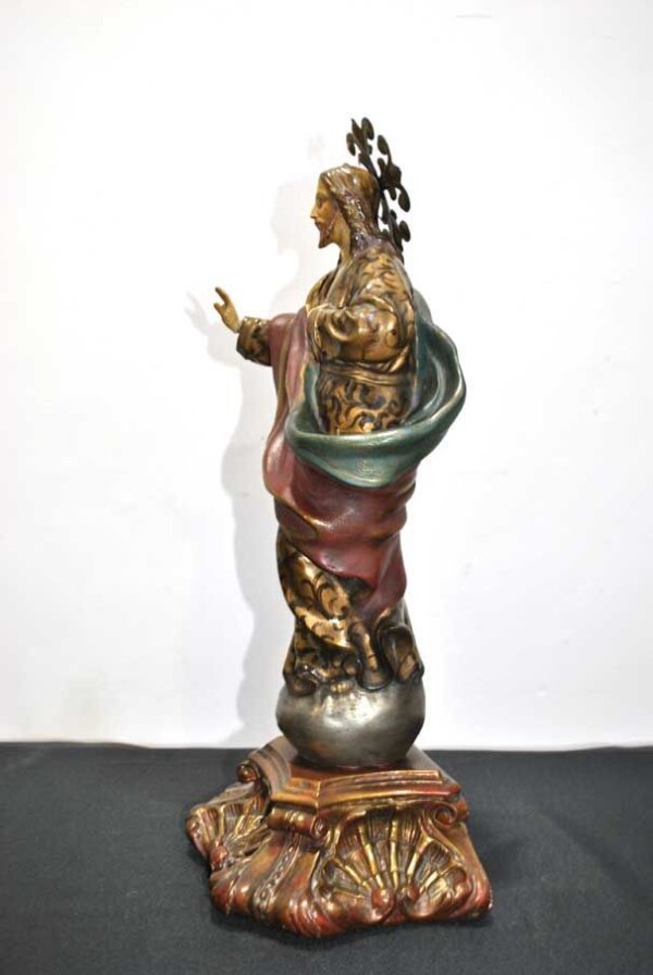 Figura estuco Sagrado Corazón - Imagen 6