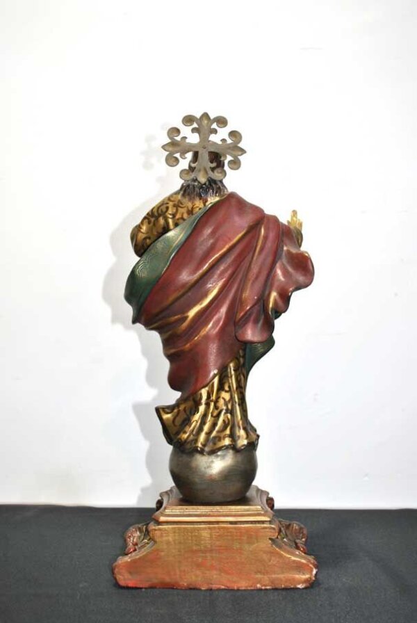 Figura estuco Sagrado Corazón - Imagen 7