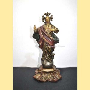 Figura estuco Sagrado Corazón