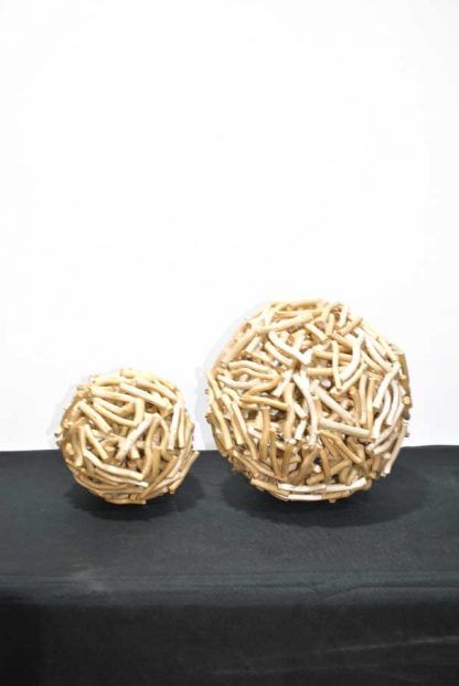 Bolas decorativas de madera