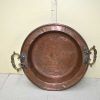 Brasero cobre asas bronce - Imagen 2
