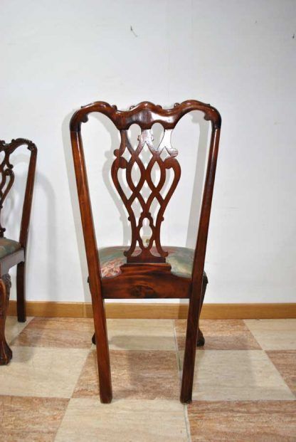 Sillas Chippendale caoba - Imagen 10