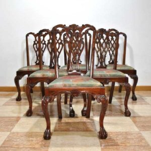Sillas Chippendale caoba