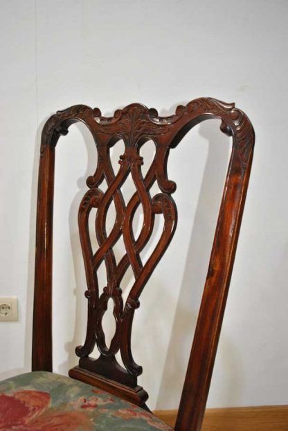 Sillas Chippendale caoba - Imagen 7