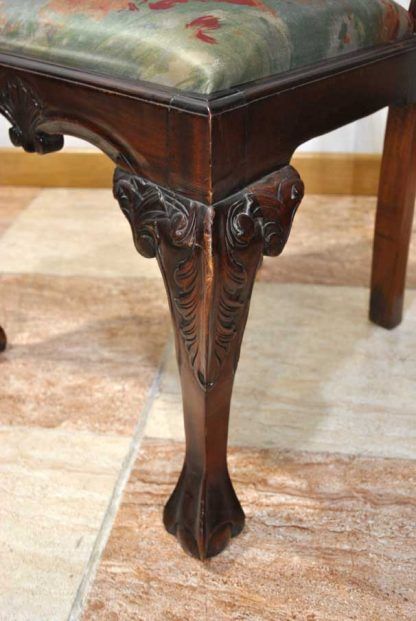 Sillas Chippendale caoba - Imagen 8