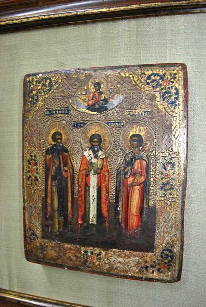 Icono bizantino santos - Imagen 3