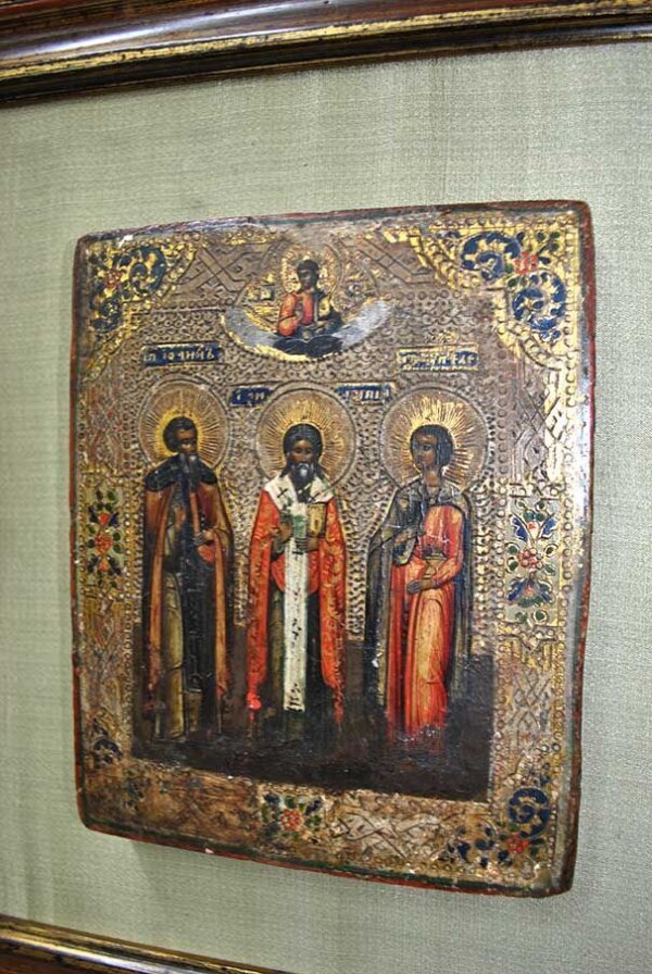 Icono bizantino santos - Imagen 3