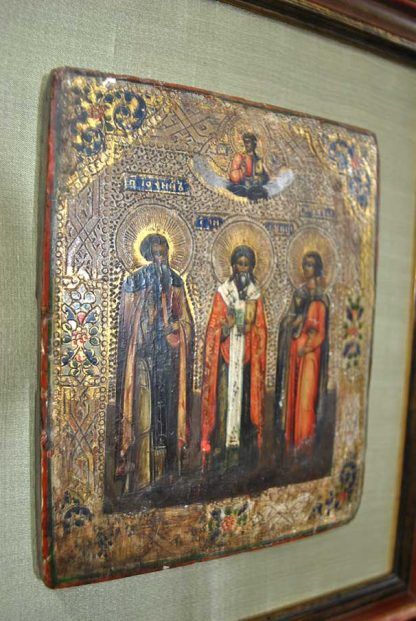 Icono bizantino santos - Imagen 4