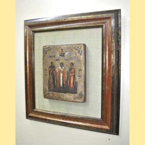 Icono bizantino santos