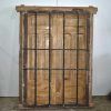Reja con ventana madera