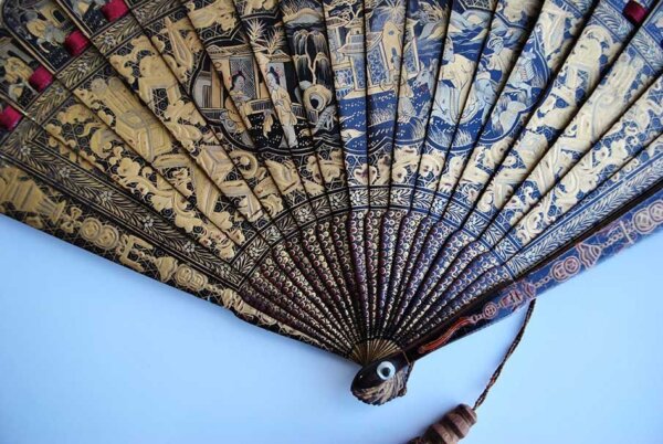 Abanico oriental antiguo - Imagen 7