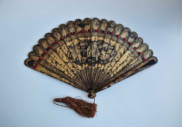 Abanico oriental antiguo - Imagen 9