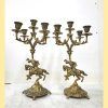 Candelabros de bronce