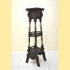 Pedestal tallado madera