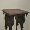 Pedestal tallado madera - Imagen 8