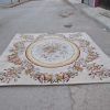 Alfombra beige flores - Imagen 2