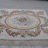 Alfombra beige flores - Imagen 4