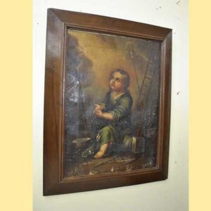 Cromolitografía Niño Jesús