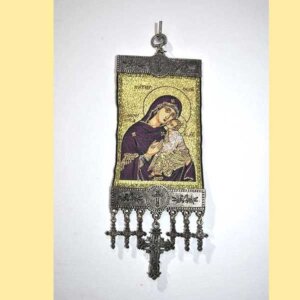 Icono tela Virgen y Niño