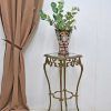 Macetero pedestal bronce - Imagen 2